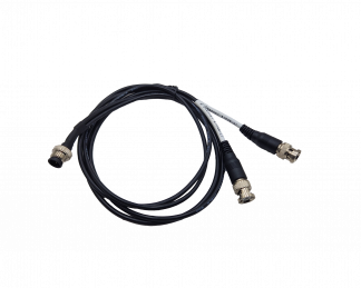 M12 5P connector male to overmold 2*BND